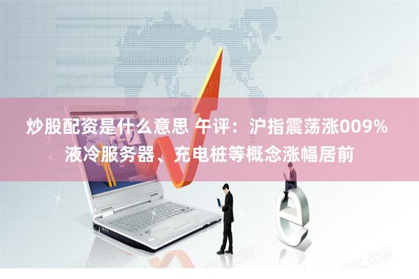 炒股配资是什么意思 午评:沪指震荡涨009% 液冷服务器、充电桩等概念涨幅居前